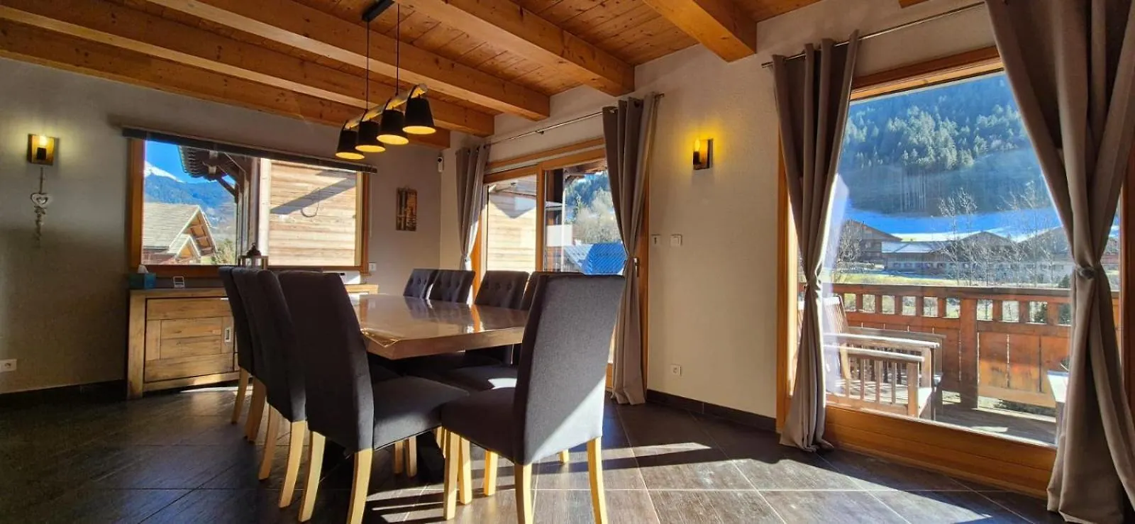 Chalet Familial - Vue Sur Les Alpes - アボンダンス